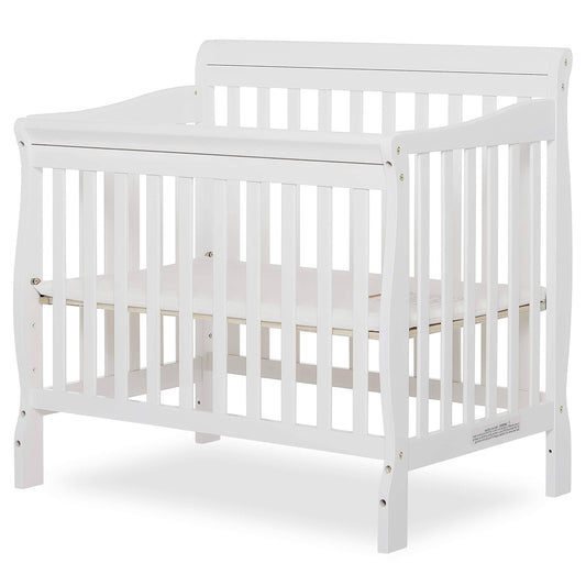 4 in 1 Aden Convertible Mini Crib White
