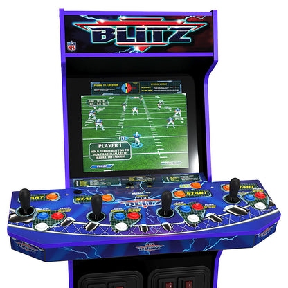 Arcade1Up – NFL Blitz Arcade with Riser and Lit Marquee – Multi
