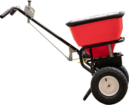 Multi-Purpose Walk Behind Push Spreader 3039632R Grounds Keeper, 100 Pound Capacity, Multi Use Tool for Grass Seed, Salt, De-Icer, Fertilizer and Seeds