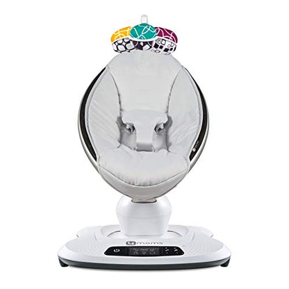 4moms庐 mamaRoo 4 Multi-MotionTM Baby Swing, Bluetooth Baby Rocker with 5 Unique Motions