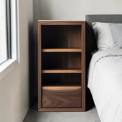 Zorda 10-Inch Slim Nightstand for Small Spaces